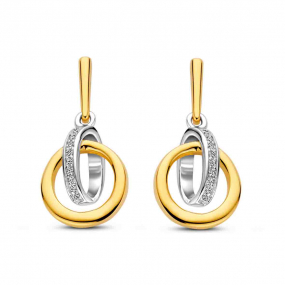 Boucles d'oreilles argent plaqu or similaire