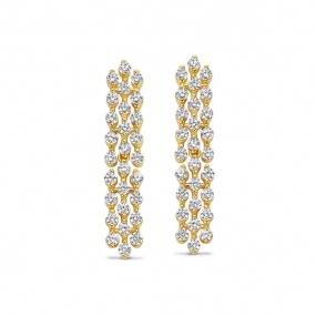 Boucles d'oreilles argent plaqu or en complment