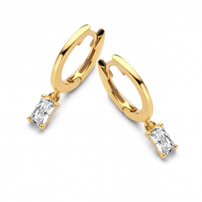 Boucles d'oreilles Argent plaqu or similaire
