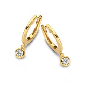 Boucles d'oreilles Argent plaqu or en complment