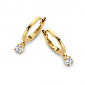 Boucles d'oreilles Argent plaqu or en complment