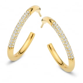 Boucles d'oreilles Argent plaqu or en complment