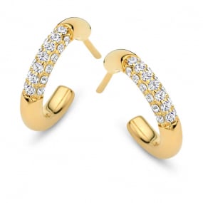 Boucles d'oreilles Argent plaqu or similaire