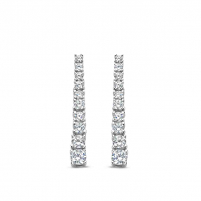Boucles d'oreilles argent serties d' en complment