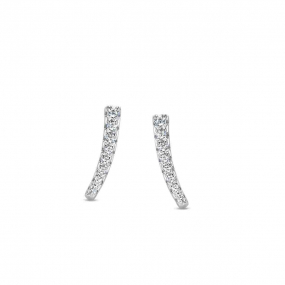 Boucles d'oreilles argent serties en complment
