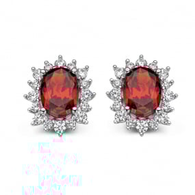 Boucles d'oreilles argent zirconium similaire