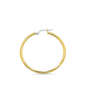 Boucles d'oreilles croles 30 mm - Fil 2 mm