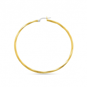 Boucles d'oreilles croles 40 mm - Fil 2 mm