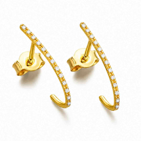 Boucles d'oreilles cr�oles diamants