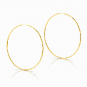 Boucles d'oreilles Cr�oles Facett�es similaire