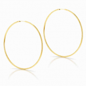 Boucles d'oreilles Cr�oles Facett�es