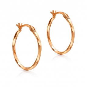 Boucles d'oreilles Cr�oles Facett�es