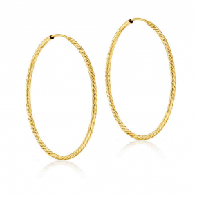 Boucles d'oreilles Cr�oles Facett�es