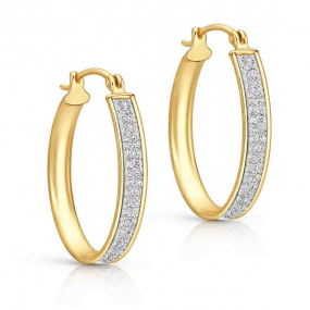 Boucles d'oreilles Cr�oles Ovales