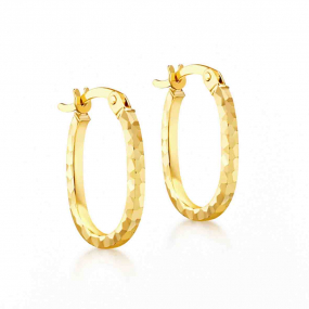 Boucles d'oreilles Cr�oles Ovales