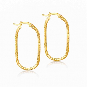 Boucles d'oreilles Cr�oles Ovales