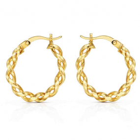 Boucles d'oreilles Cr�oles Torsad�es similaire