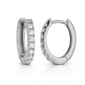 Boucles d'oreilles Diamants - Diamant de Laboratoire