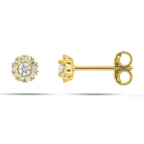 Boucles d'oreilles Diamants - Diamant de Laboratoire