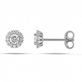 Boucles d'oreilles Diamants - Diamant de Laboratoire
