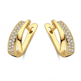Boucles d'oreilles diamants