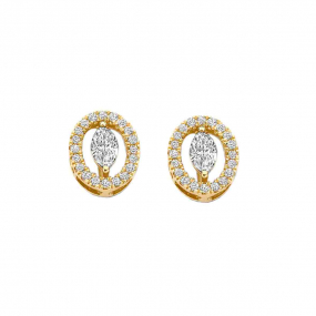 Boucles d'Oreilles Diamants