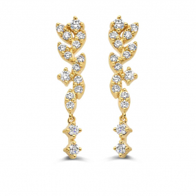 Boucles d'Oreilles Diamants