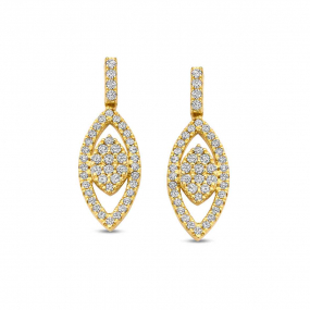 Boucles d'Oreilles Diamants