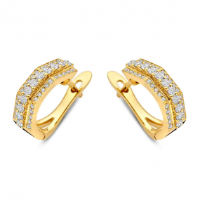 Boucles d'Oreilles Diamants