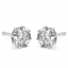 Boucles d'oreilles Diamants