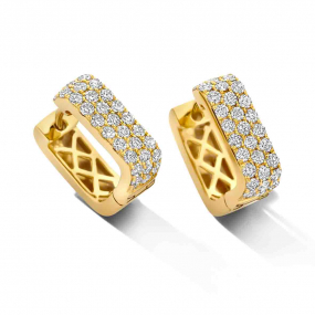 Boucles d'Oreilles Diamants
