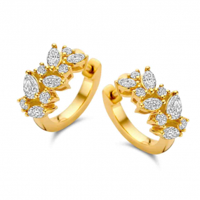 Boucles d'Oreilles Diamants similaire