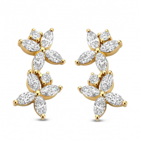 Boucles d'oreilles Diamants similaire