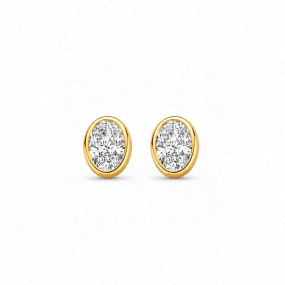Boucles d'oreilles Diamants - Bezel Collection - Mérité