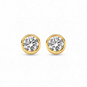 Boucles d'oreilles Diamants - Bezel Collection - Mérité