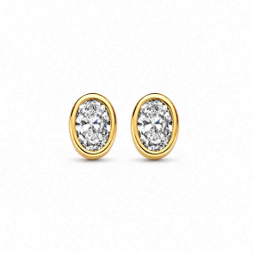 Boucles d'oreilles Diamants - Bezel Collection - Mérité