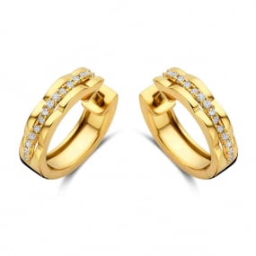 Boucles d'oreilles diamants croles