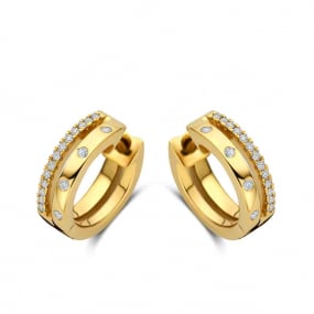 Boucles d'oreilles diamants croles