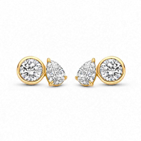 Boucles d'oreilles Diamants - Duet Collection - Mérité