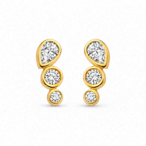Boucles d'oreilles Diamants Mosaik Collection - Mérité
