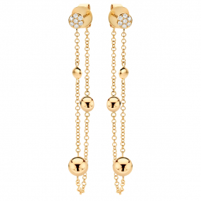 Boucles d'oreilles diamants One More