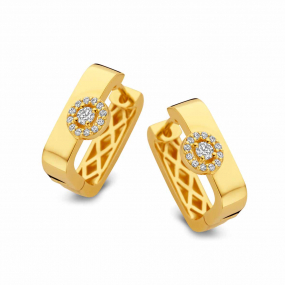 Boucles d'oreilles diamants One More
