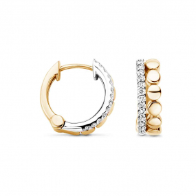 Boucles d'oreilles diamants One More