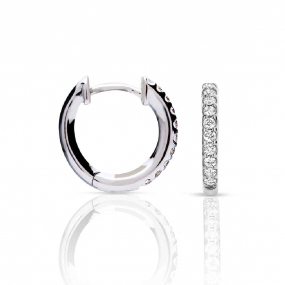 Boucles d'oreilles diamants One More