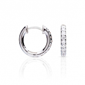 Boucles d'oreilles diamants One More