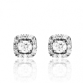 Boucles d'oreilles diamants One More