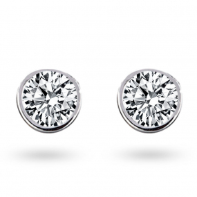 Boucles d'oreilles Diamants sertie clos