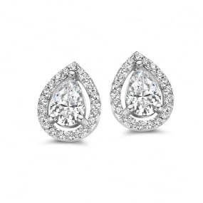 Boucles d'oreilles en argent avec motif similaire