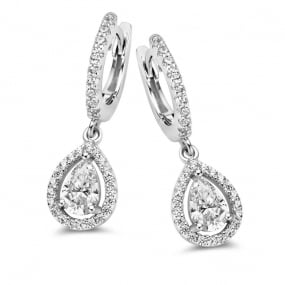 Boucles d'oreilles en argent avec motif similaire
