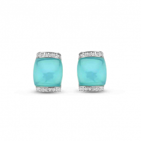  Boucles d'oreilles en argent avec en complment